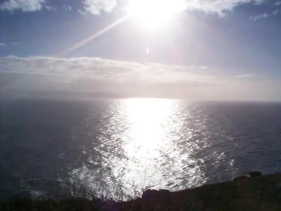 Looking south from Finisterre lighthouse, Arzua to finisterre, Camino Francés