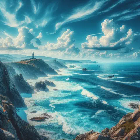 Artist's Impression of the Ocean at Finisterre