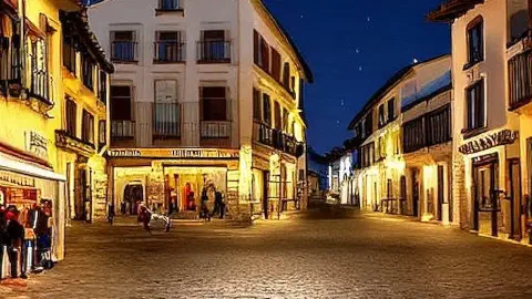 Plaza De Los Hermanos Garcia Naveira Betanzos Spain At Night Plaza De Los Hermanos Garcia Naveira Betanzos Spain At Night