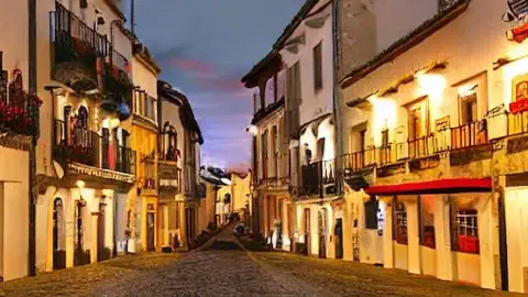 Betanzos Galicia Spain Streets By Night Betanzos Galicia Spain Streets By Night