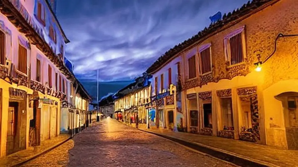 Betanzos Old Town By Night Along The Camino Inglés