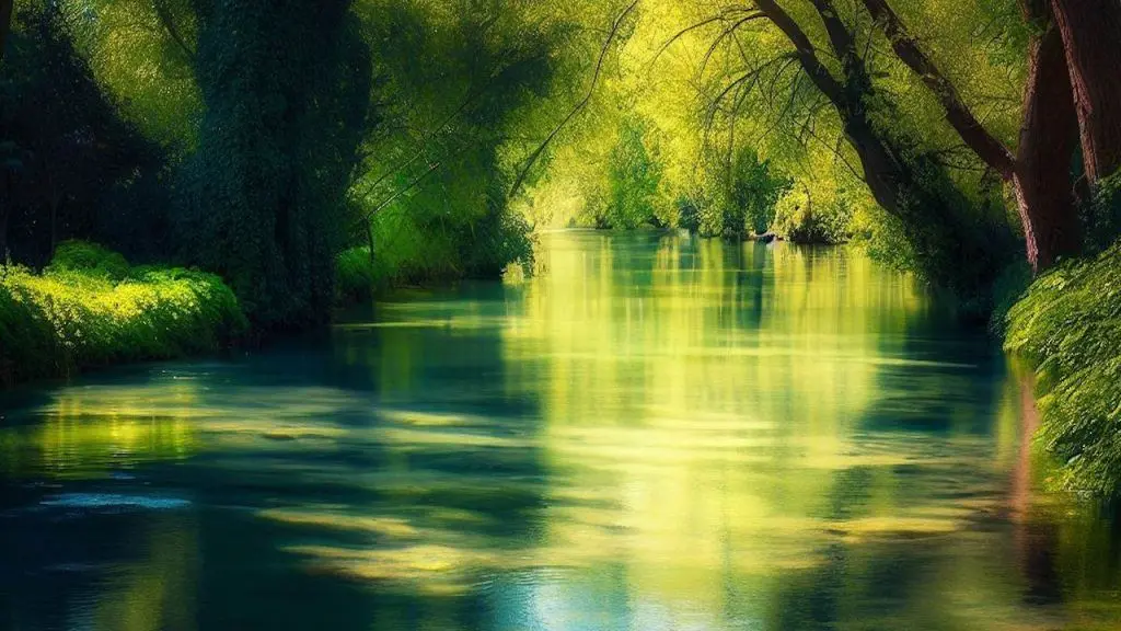 Banks of the Arlanzón River Burgos Spain