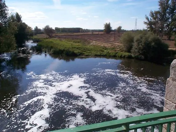 The Smelly River En Route To Hornillos Del Camino burgos to hornillos del camino