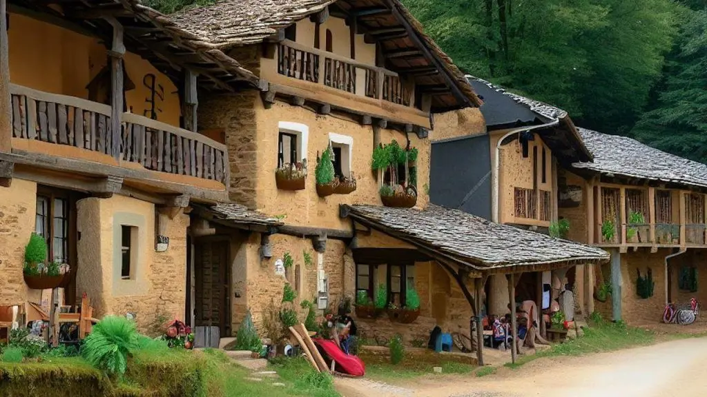 A Typical Traditional Albergues On The Camino Francés