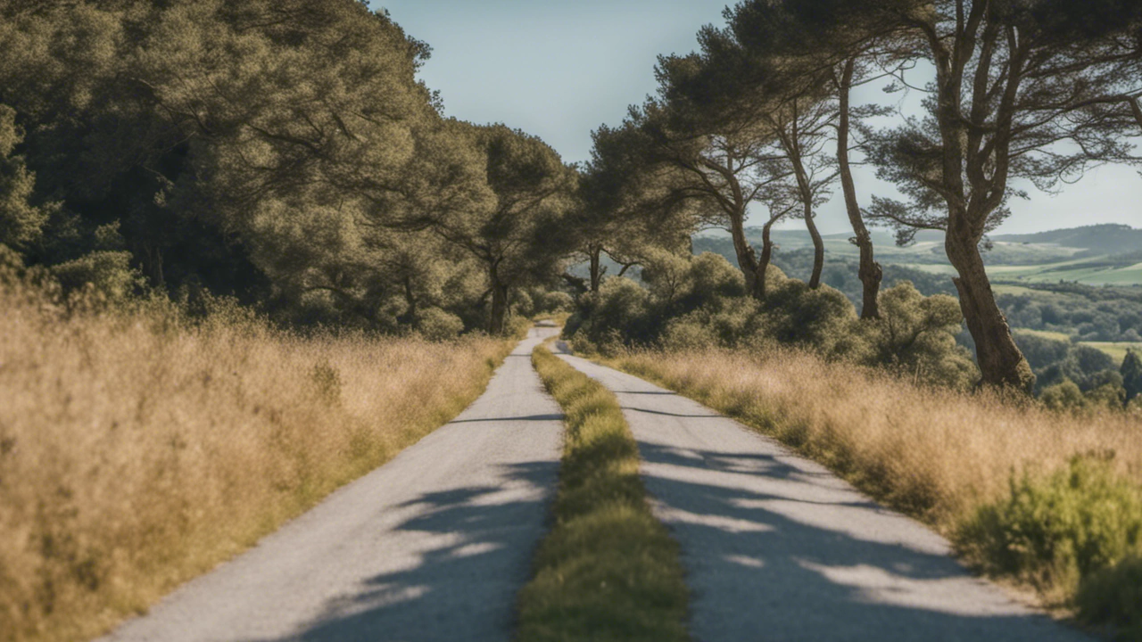 Stage 1 Camino Inglés Path Between Ferrol And Neda