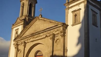 Iglesia De Santa Marra De Ordes En Ordes Galicia España