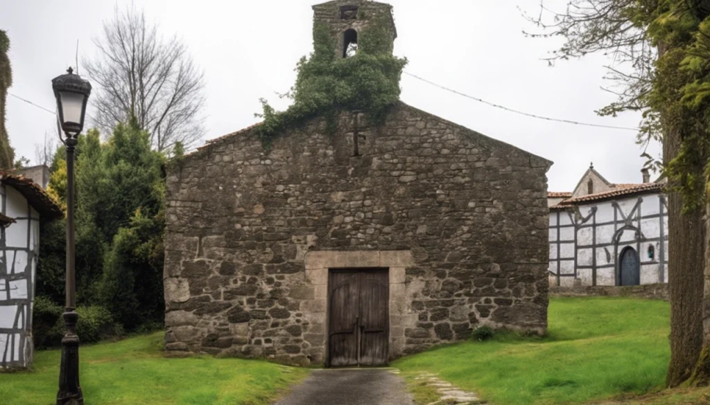 Ancient Church In The Village Of Hospital De Bruma Ancient Church In The Village Of Hospital De Bruma