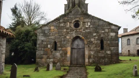 Antigua Iglesia en la Aldea de Hospital De Bruma