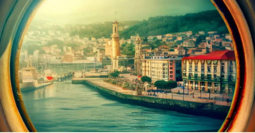 The Port Of Ferrol In Spain At The Start Of The Camino Inglés