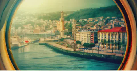 The Port Of Ferrol In Spain At The Start Of The Camino Inglés