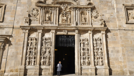 The Holy Door at the Cathedral of Santiago