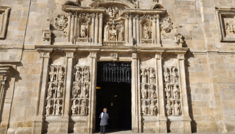 The Holy Door The Holy Door at the Cathedral of Santiago