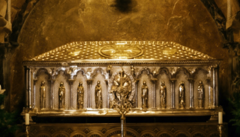 The Golden Tomb of St James at the Cathedral of Santiago