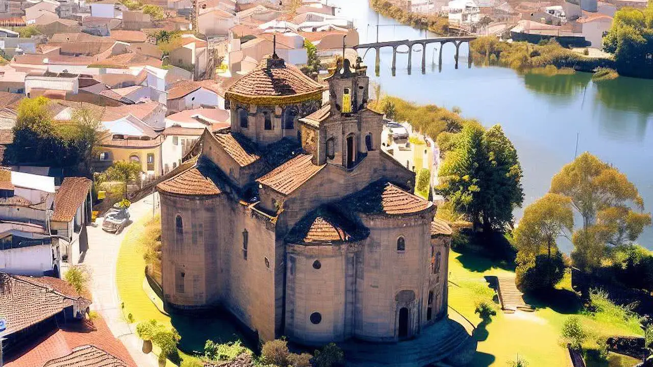 Artists Impression Iglesia De Santa Maria Del Azogue Aerial View