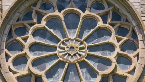 Stone Rose Window Iglesia De Santa Maria Del Azogue Betanzos Artists Impression Stone Rose Window Iglesia De Santa Maria Del Azogue Betanzos Artists Impression