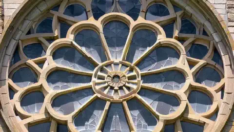 Stone Rose Window Iglesia De Santa Maria Del Azogue Betanzos Artists Impression Stone Rose Window Iglesia De Santa Maria Del Azogue Betanzos Artists Impression