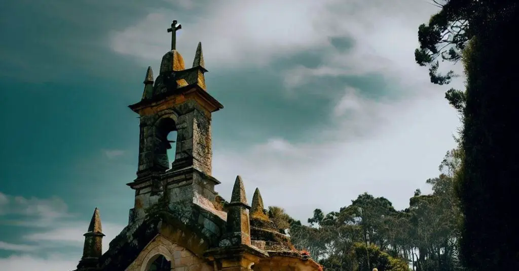 Church of Santa María de Cela Galicia Spain along the Camino Inglés routes