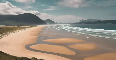 Playa de Valdoviño beach in Galicia Playa de Valdoviño beaches Spain