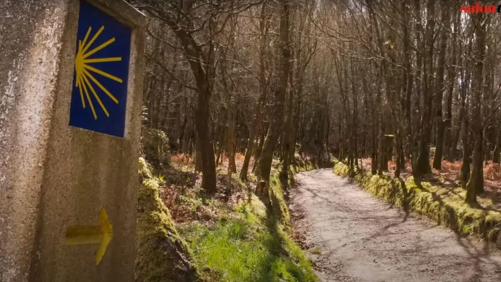 Camino De Santiago Waymarker on the Camino Francés Camino De Santiago Waymarker Camino Francés