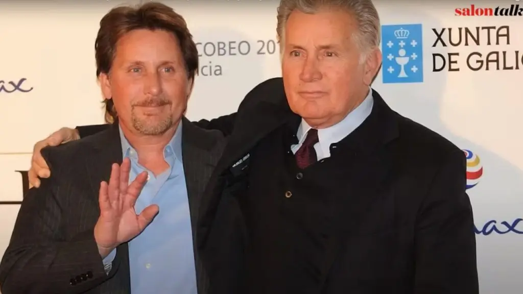 Emilio Estevez With Father Martin Sheen The Way Movie Premiere