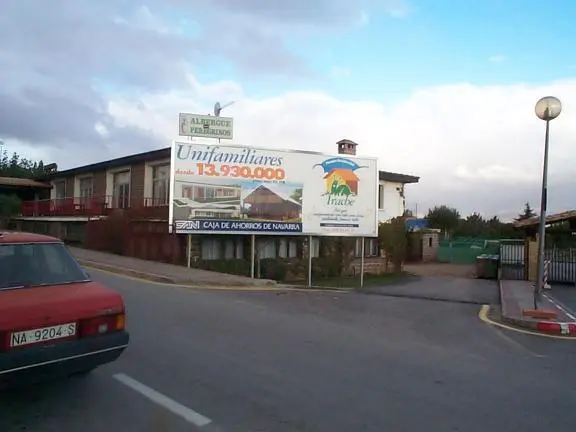 The housing sign just outside of Estella A picture of