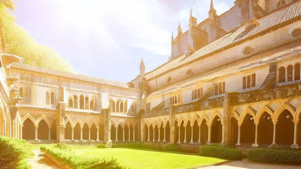 Cloisters of the Monasterio Santa Maria in Sobrado Dos Monxes Cloisters Monasterio Santa Maria Sobrado Dos Monxes