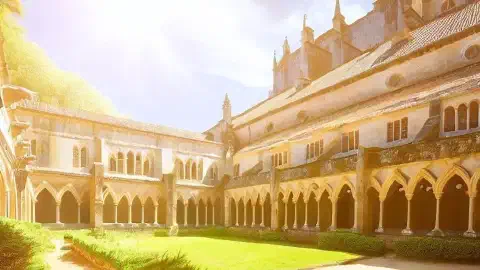 Cloisters Monasterio Santa Maria Sobrado Dos Monxes