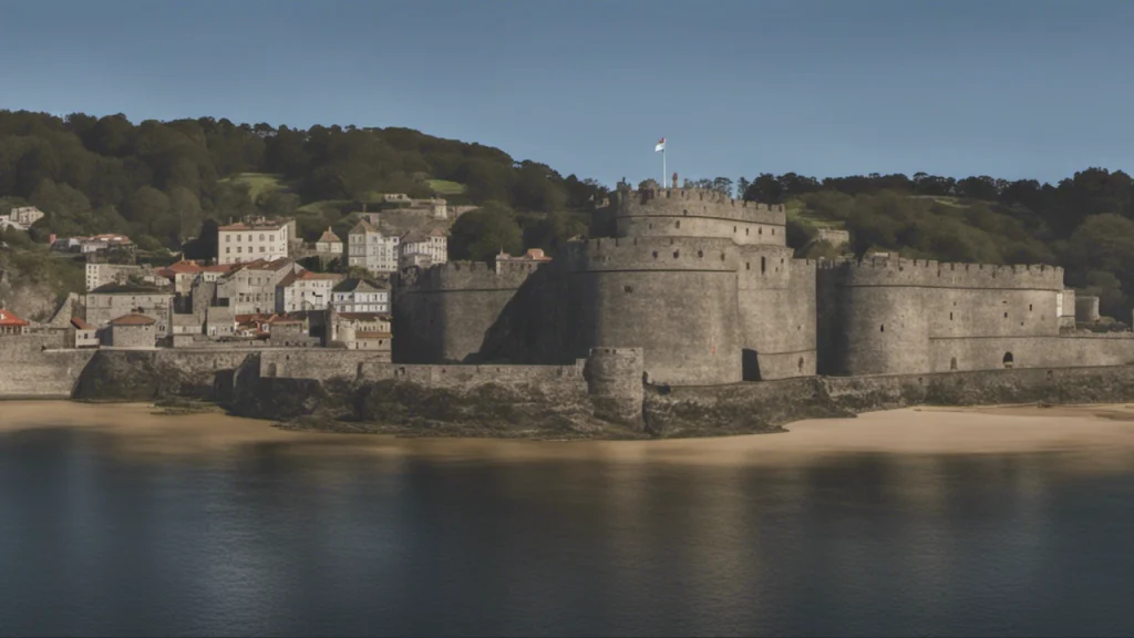 Castillo Of San Felipe In Ferrol Galicia Spain