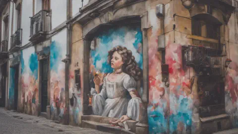 Meninas De Canido Street Art Murals Meninas De Canido Street Art Murals In Ferrol Galicia Spain
