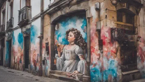 Meninas De Canido Street Art Murals Meninas De Canido Street Art Murals In Ferrol Galicia Spain
