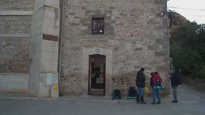 The outside of the refuge in Belorado - grañón to belorado