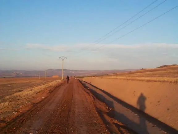 Los Arcos to Logroño Dirt Road