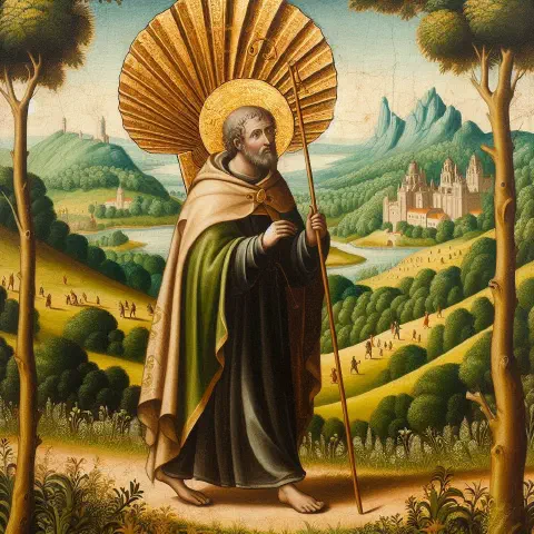 3rd Century Art Depiction of St. James the Greater St. James the Greater 3rd Century Artistic Depiction