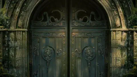 Stone Doorway Monastery Of San Xoan De Caaveiro Fragas Do Eume Stone Doorway Monastery Of San Xoan De Caaveiro Fragas Do Eume