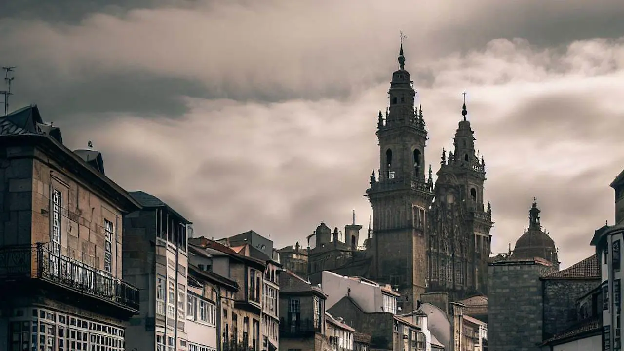 Santiago de Compostela, Camino Frances, artist's impression