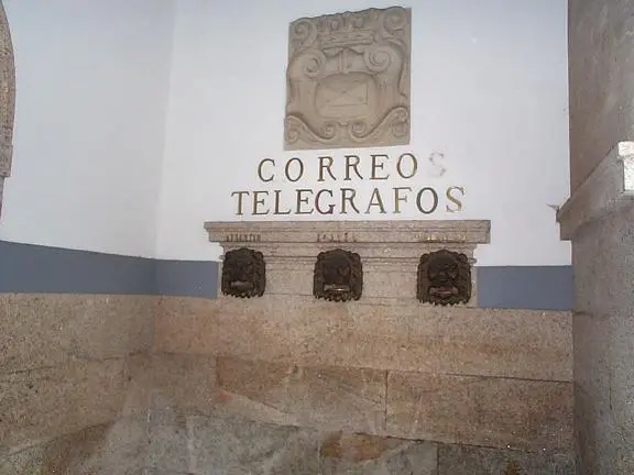 The letter boxes in the main post office in Santiago, monte de gozo to santiago de compostela, Camino Frances