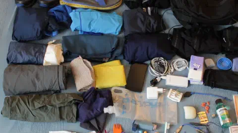 mi lista de empaque para el camino