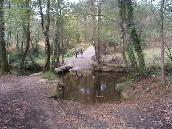 The river crossing on the way to Ribadiso De Baixo