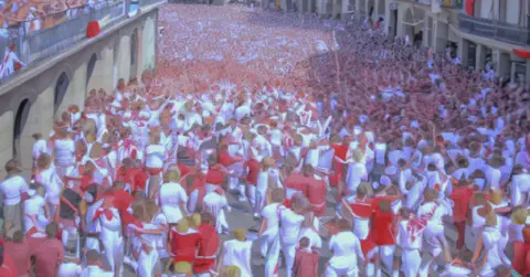Artist’s Impression of the San Fermin Festival Pamplona San Fermin Festival Pamplona