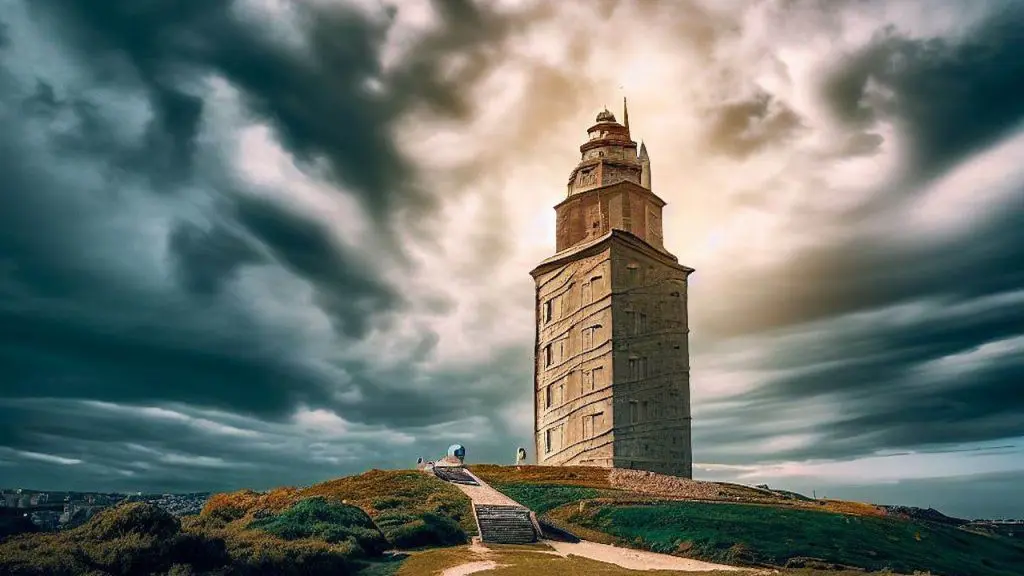 Tower Of Hercules A Coruna Unesco Spain Tower Of Hercules A Coruna Unesco Spain