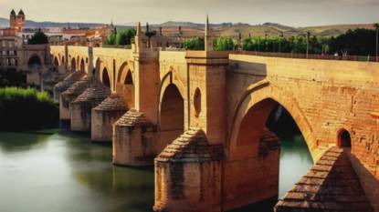 Puente La Reina bridge along the Camino Francés